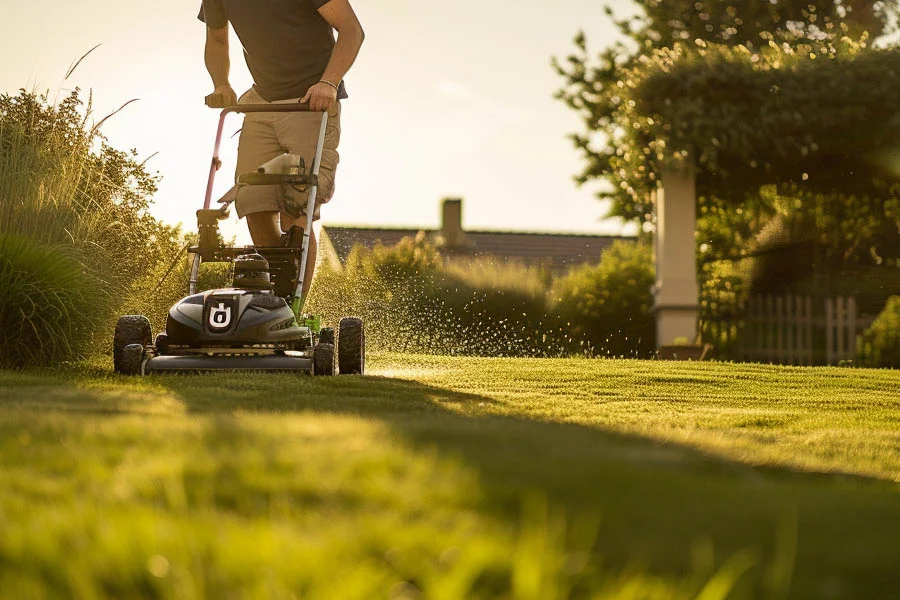 battery operated lawn mower