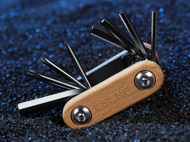 mountain bike multi function repair tool foldable bicycle maintenance kit